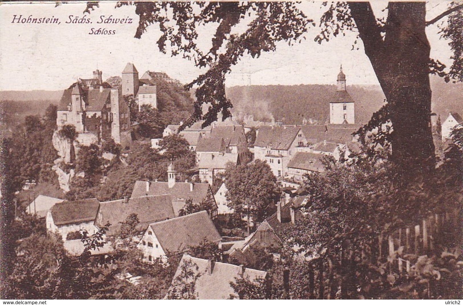 AK Hohnstein - Sächsische Schweiz - Schloss  (44263) - Hohnstein (Saechs. Schweiz)