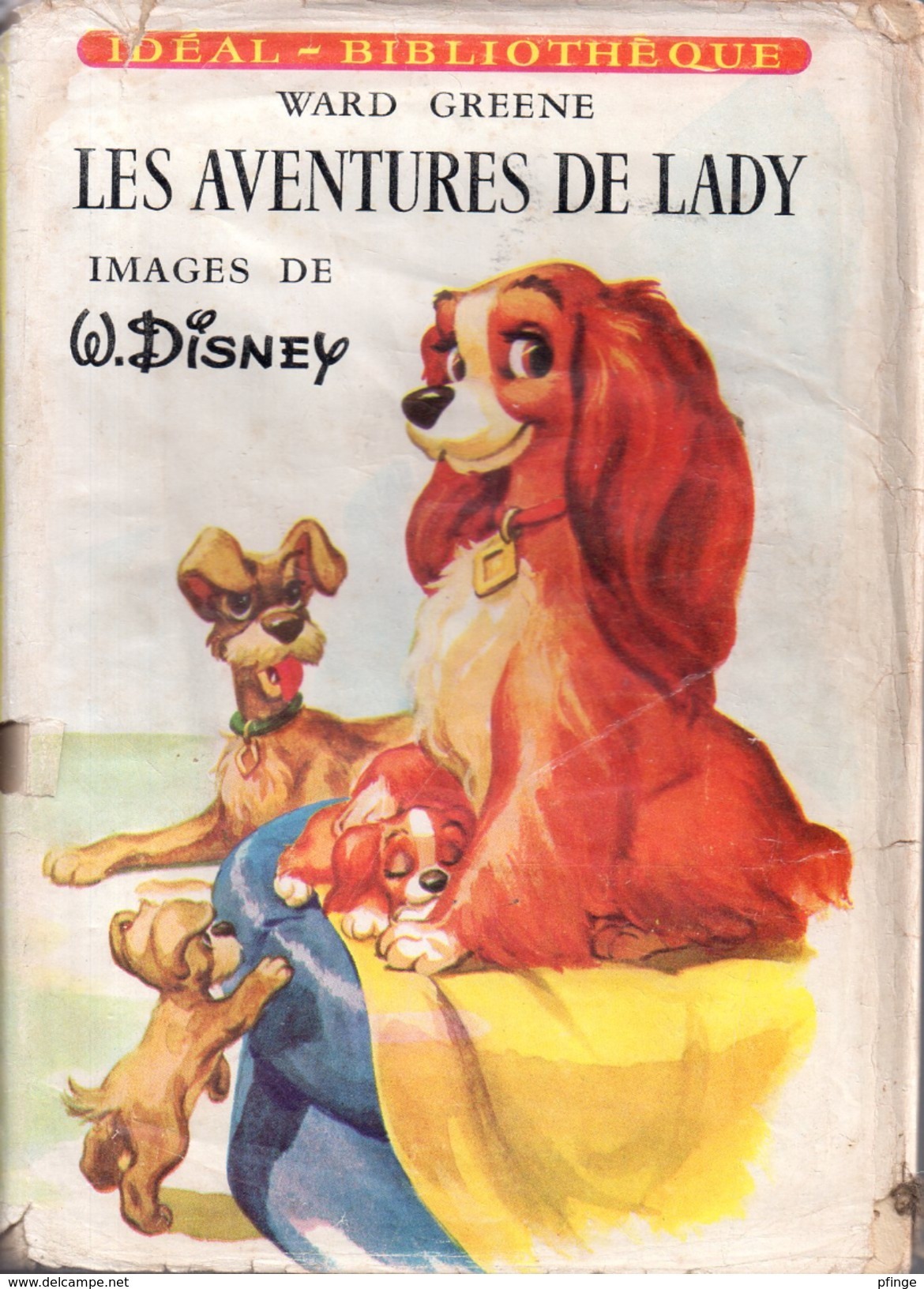 Les Aventures De Lady Par Ward Greene - Ideal-Bibliothèque N° 113 - Illustrations : Walt Disney - Ideal Bibliotheque