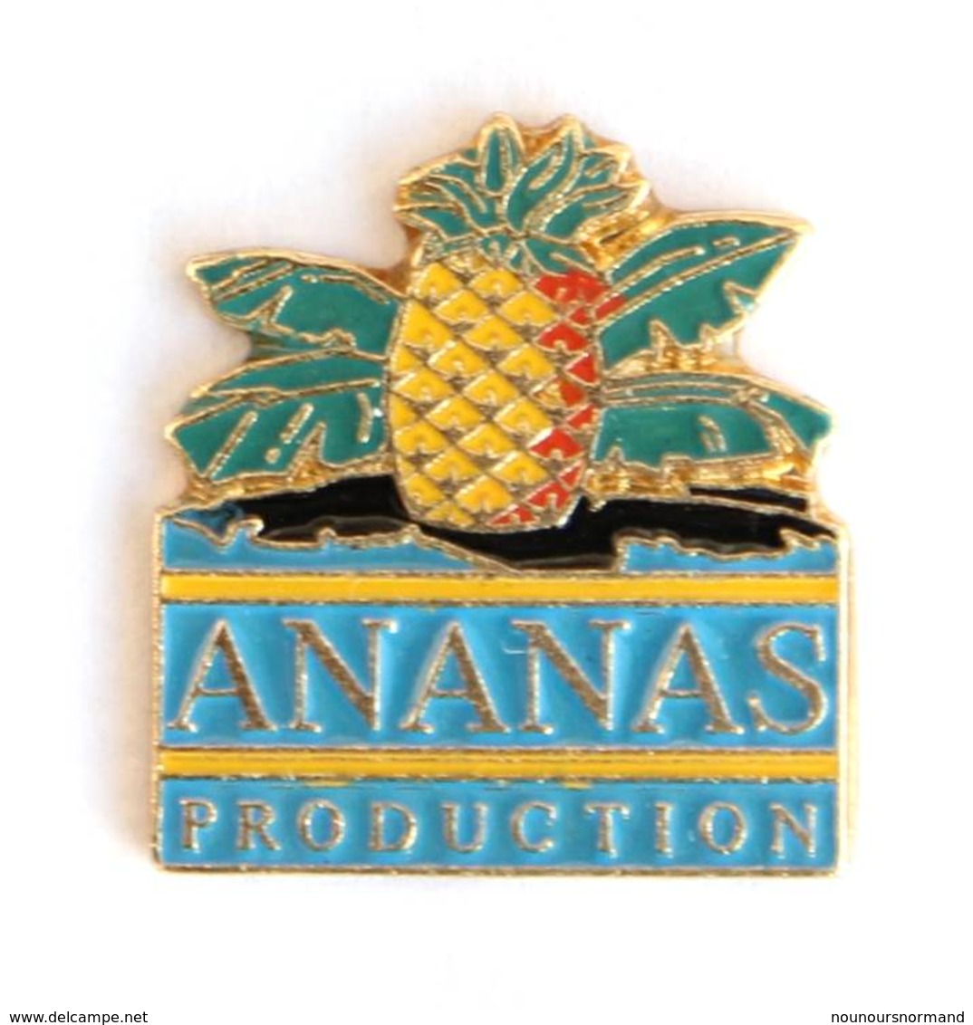 Pin's ANANAS PRODUCTION - Le Logo Du Fabricant De Pin's - Ananas - I673 - Marques