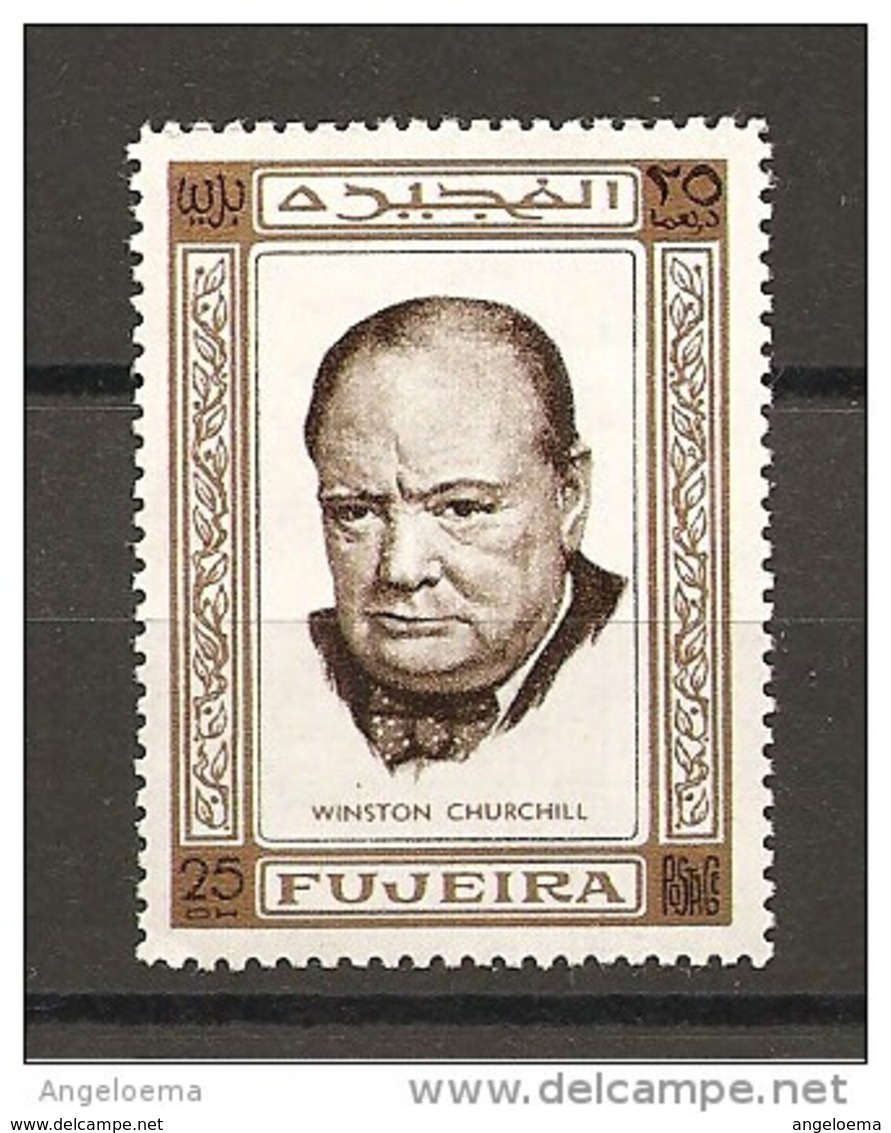 FUJEIRA - WINSTON CHURCHILL  Politico E Primo Ministro Inglese Nuovo** MNH - Altri & Non Classificati