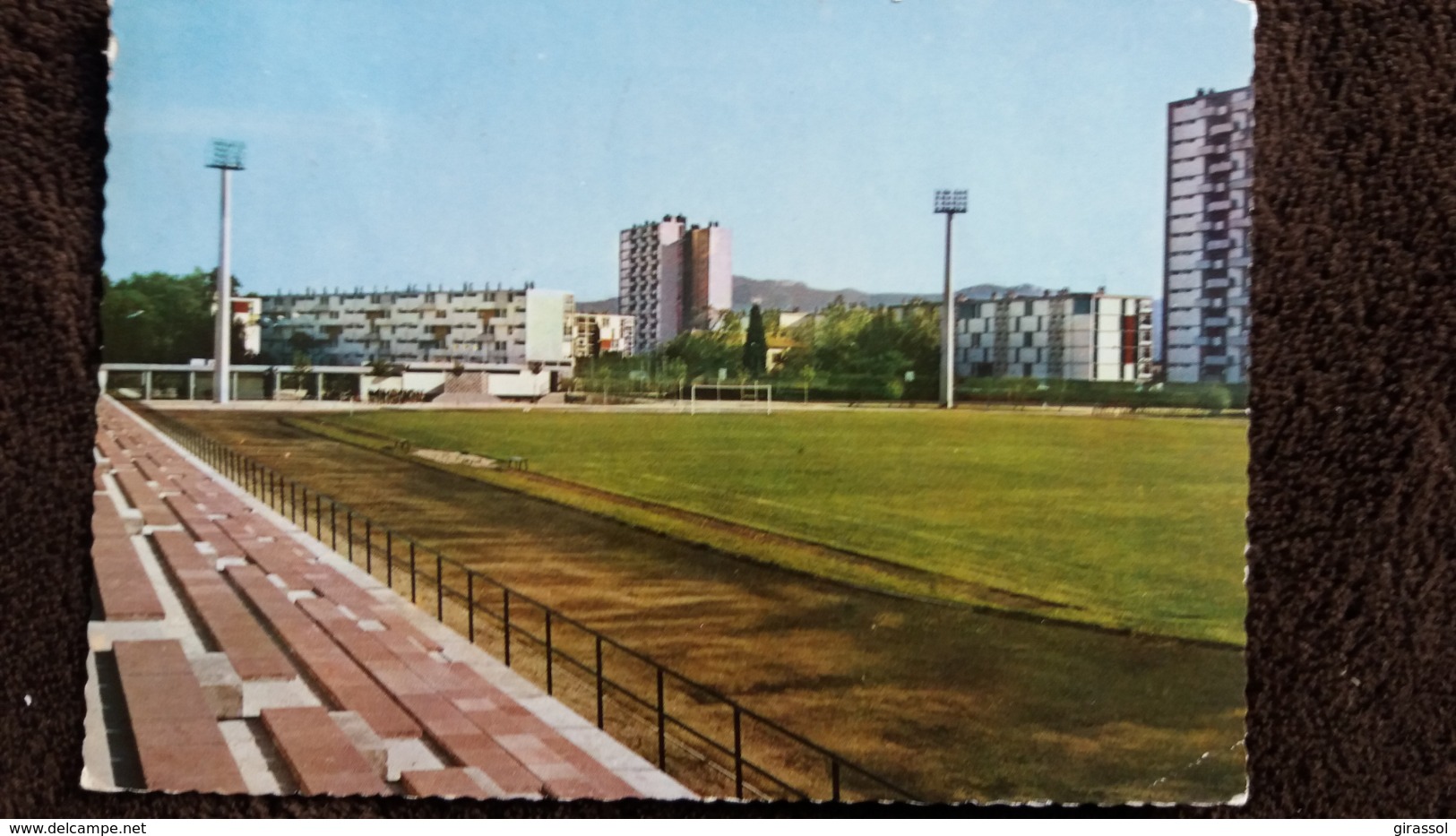 CPSM STADE STADIUM BAGNOLS SUR CEZE GARD CITE DES ESCANAUX ED ARLIX 1965 - Stadions