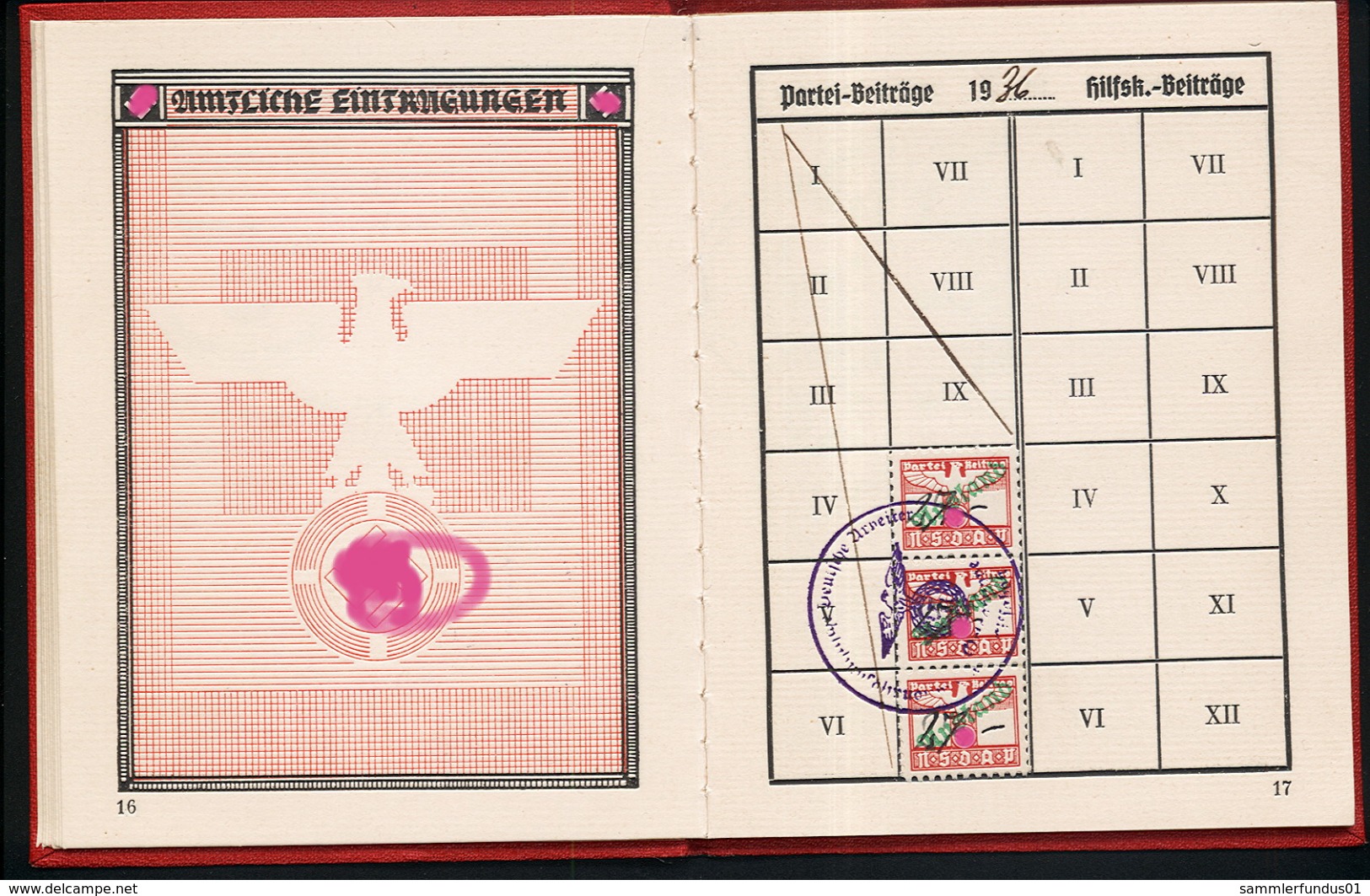 RRR !  Parteibuch + Ausweise NSDAP  Pol. Leiter Ausland Lissabon Portugal  Kulturamtsleiter , SELTEN ! Gucken ! NAZI ! - 1939-45