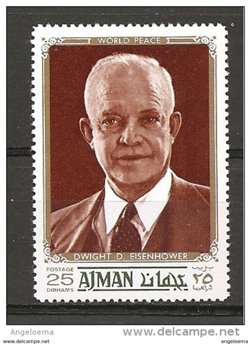 AJMAN - D. EISENHOWER Presidente Usa Nuovo** MNH - Altri & Non Classificati