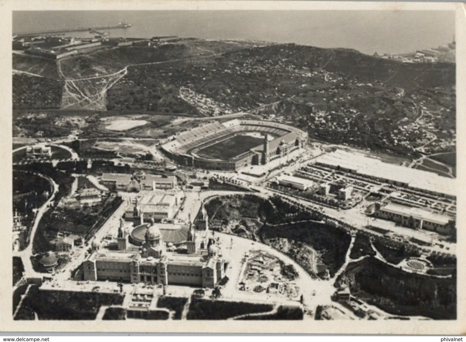 1930 ZEPPELIN WELTFAHRTEN , SERIE ESPAÑA , BARCELONA - ESTADIO DE FÚTBOL - Sin Clasificación