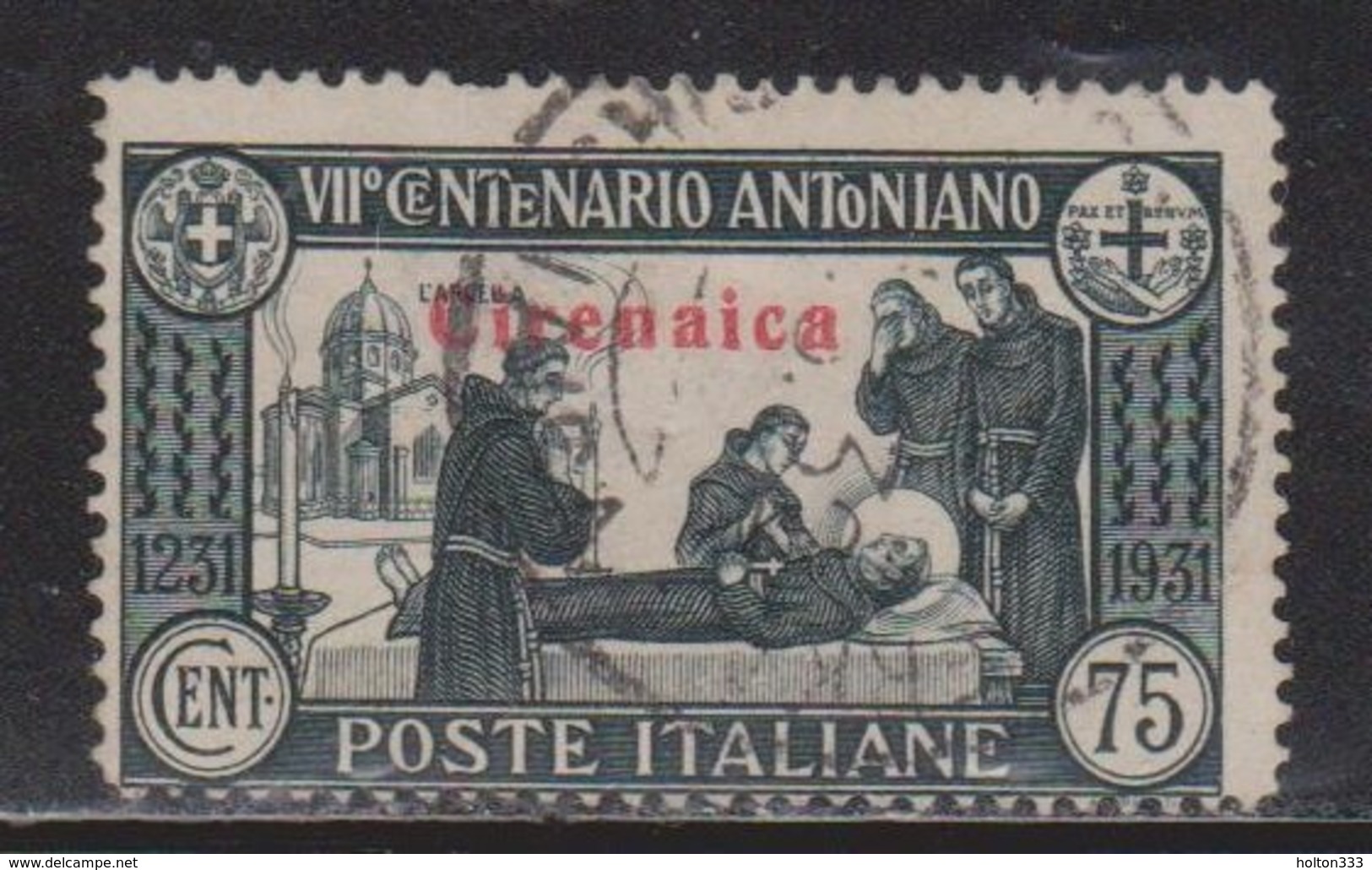 CIRENAICA Scott # 57 Used - Stamp Of Italy With Overprint - Cirenaica