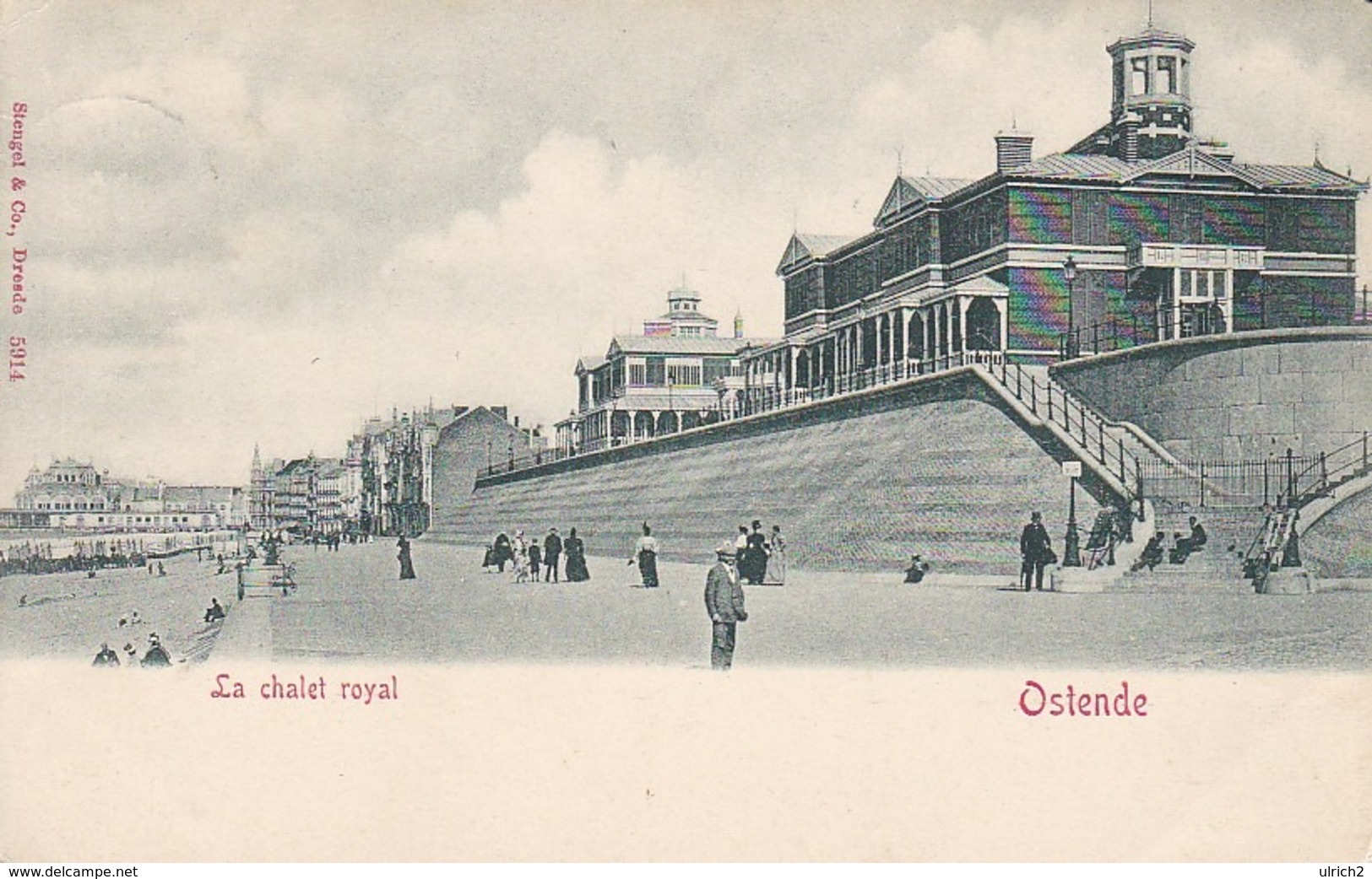 CPA Ostende - La Chalet Royal - 1920 (44293) - Oostende