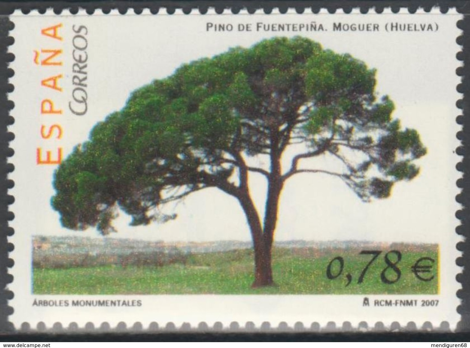 SPAGNE SPANIEN SPAIN  ESPAÑA  2007 TREES: PINE OF FUENTEPIÑA  MNH ED 4316 YT 3912 MI 4207 SG 4241 SC 3482 - Unused Stamps