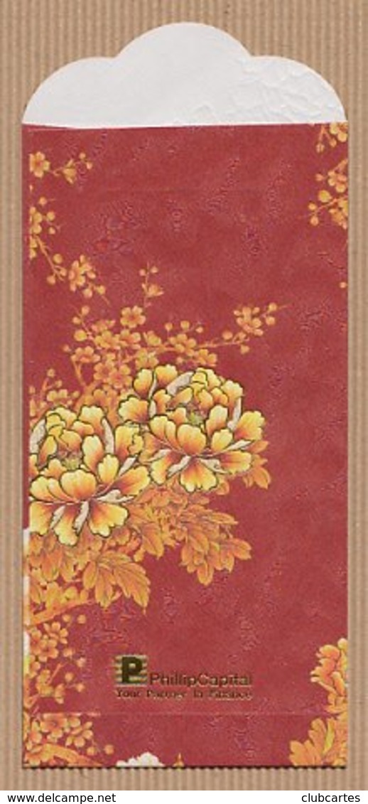 CC Chinese New Year PHILLIP CAPITOL 2/2 CHINOIS Red Pockets CNY Card - Modern (ab 1961)