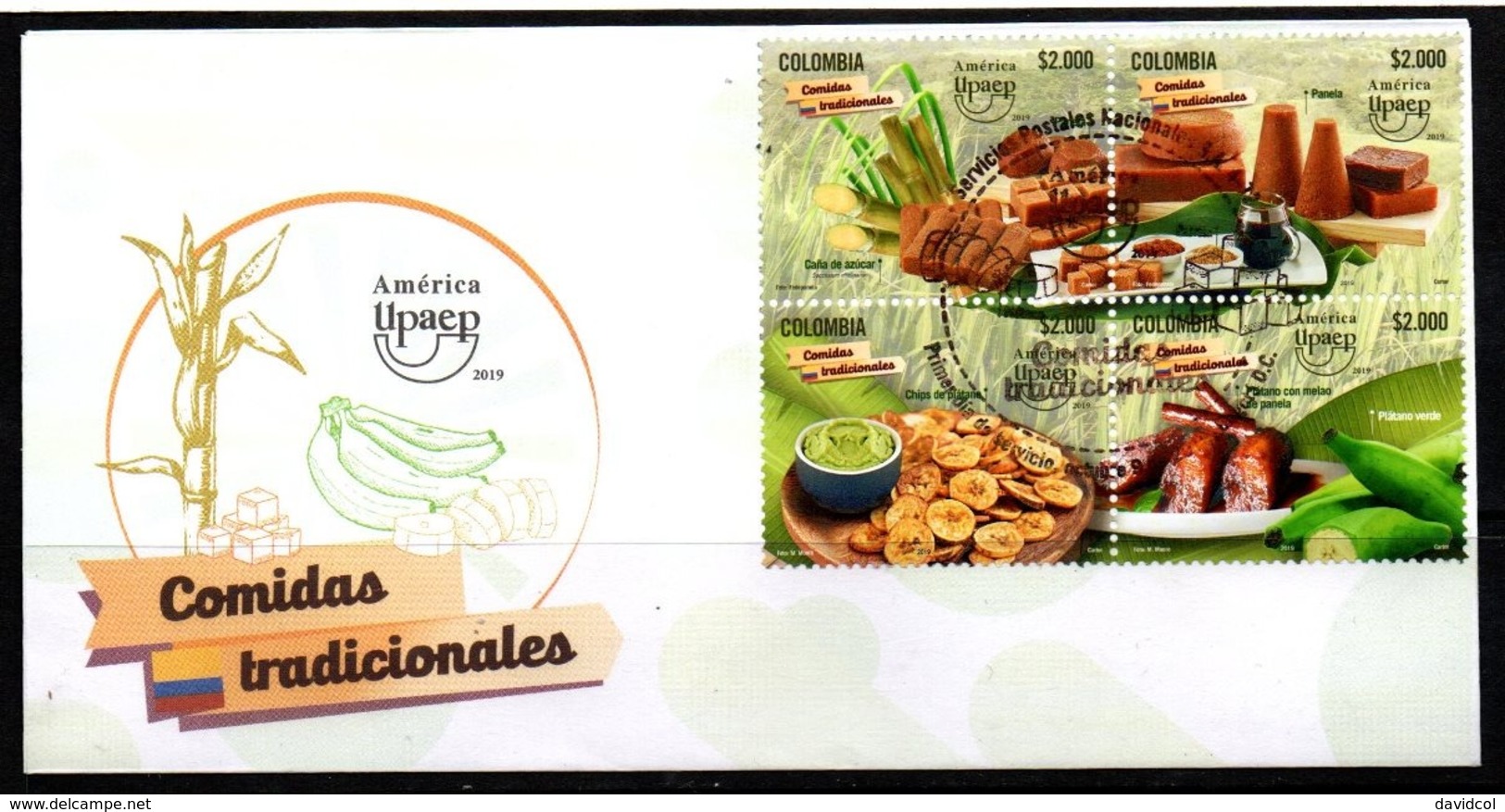 COLOMBIA- 2019 - FDC / SPD - TRADITIONAL FOOD - Colombia