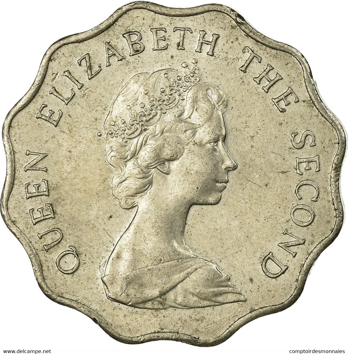 Monnaie, Hong Kong, Elizabeth II, 2 Dollars, 1980, TB+, Copper-nickel, KM:37 - Hongkong