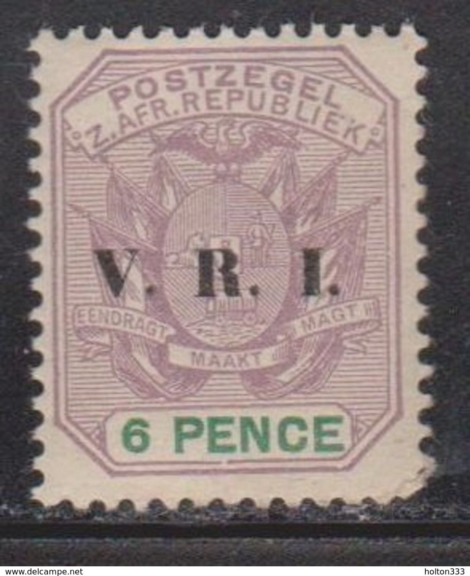 TRANSVAAL Scott # 208 MH - With V.R.I. Overprint - Transvaal (1870-1909)