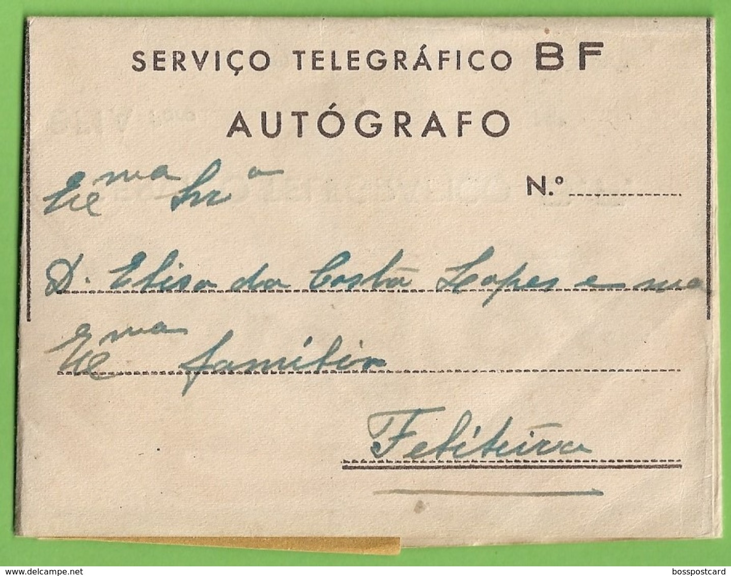 História Postal - Filatelia - Serviço Telegráfico - Telegraph - Philately - Natal - Christmas - Noel - Briefe U. Dokumente