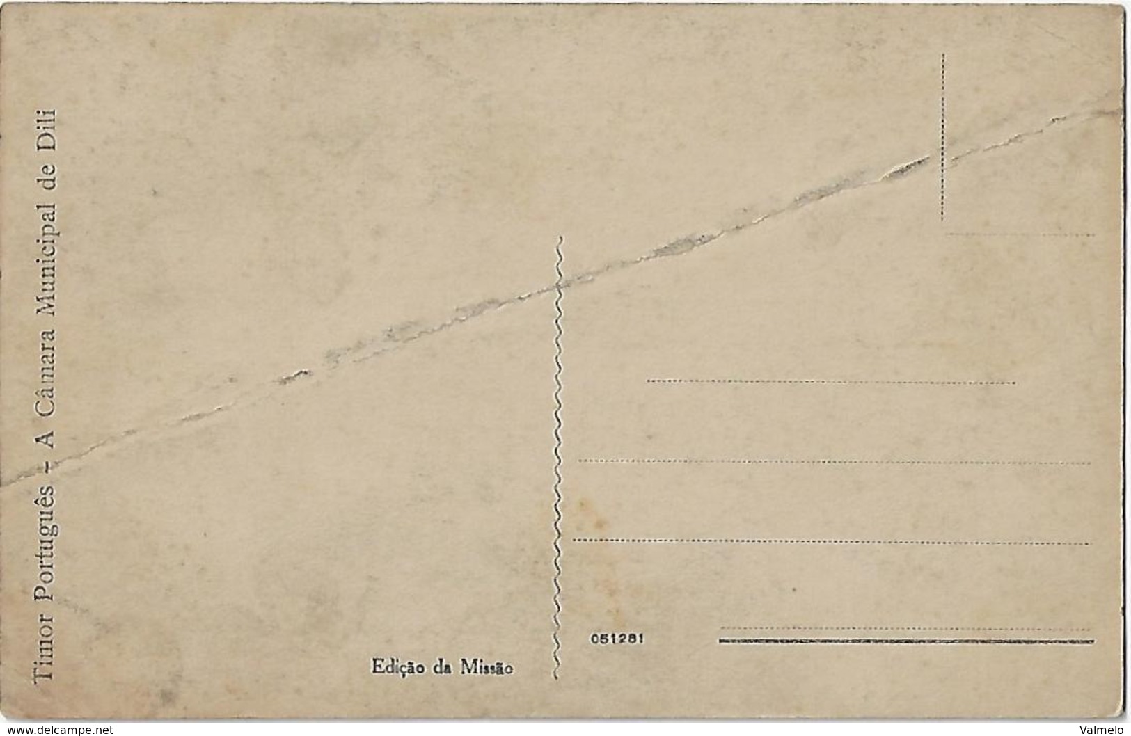 Timor Português - A Câmara Municipal De Dili - Big Fold Edge To Edge - East Timor