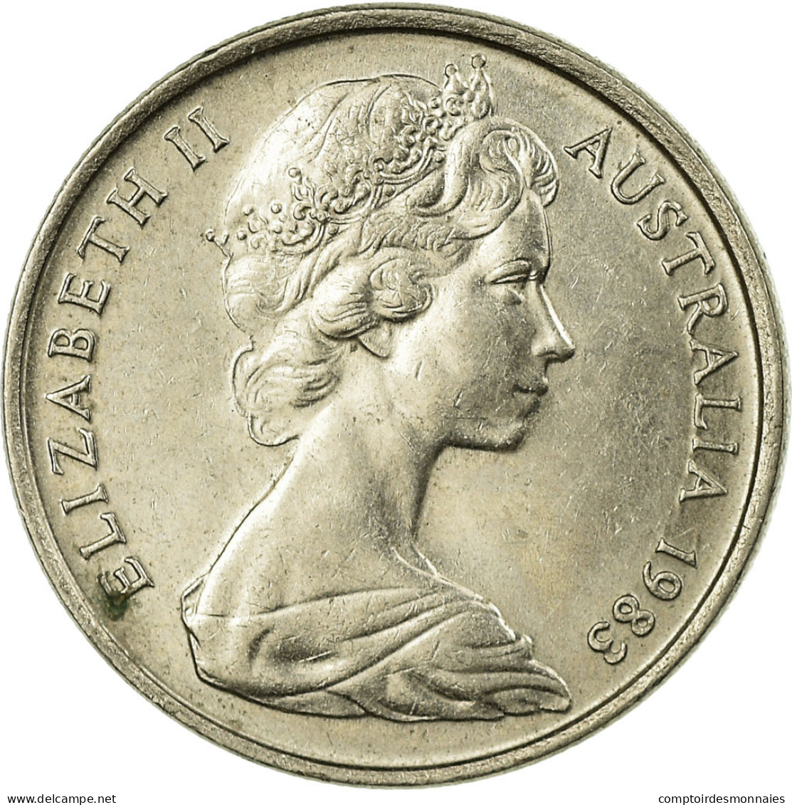 Monnaie, Australie, Elizabeth II, 5 Cents, 1983, Melbourne, TTB, Copper-nickel - Victoria