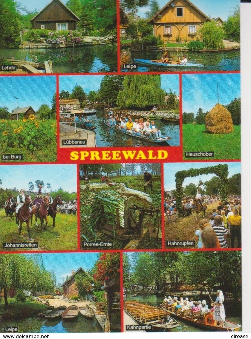 SPREEWALD GERMANY POSTCARD UNUSED - Burg (Spreewald)