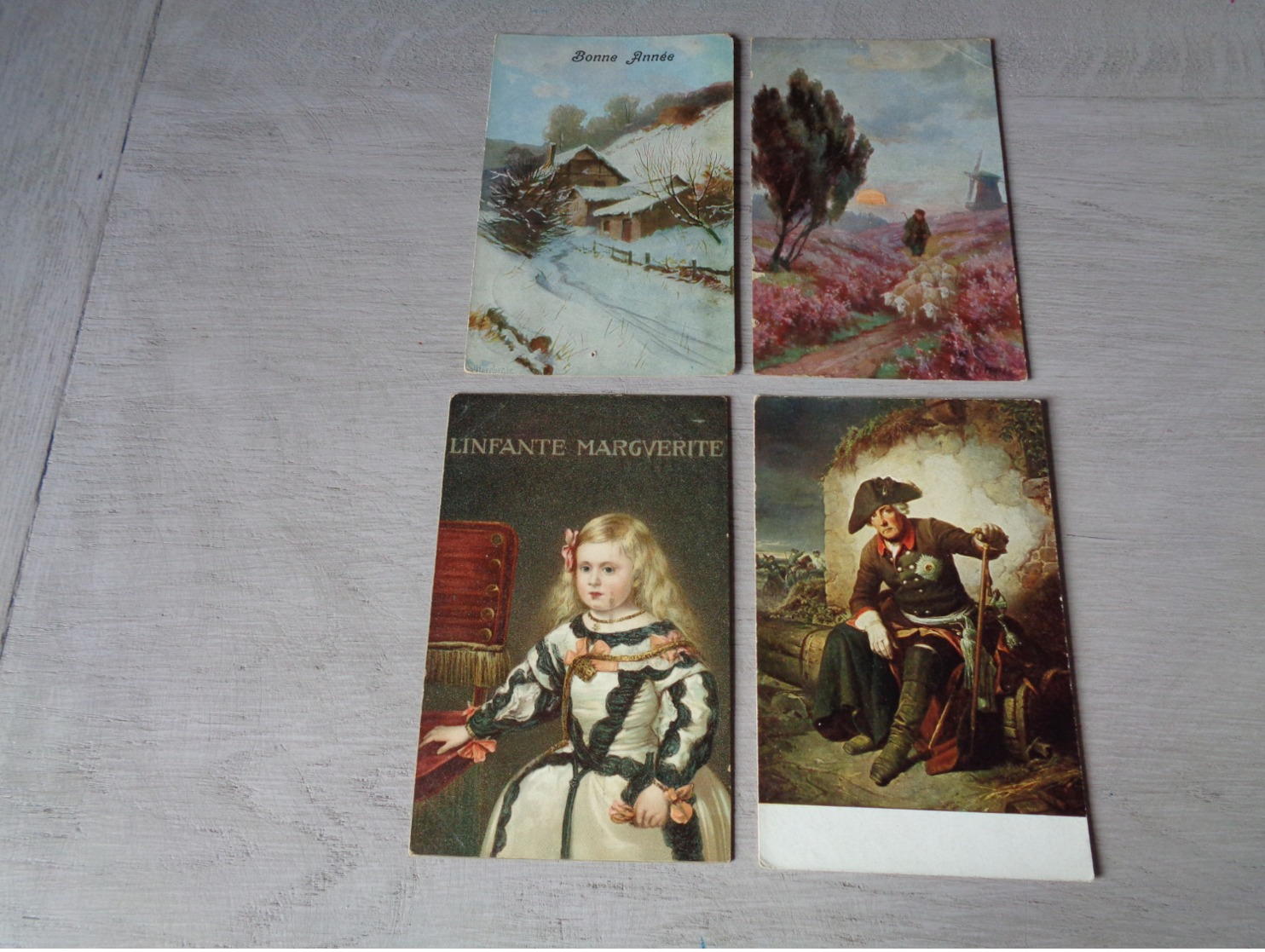 Beau lot 60 cartes postales fantaisie peintures  peinture     Mooi lot 60 postkaarten fantasie  schilderijen  schilderij