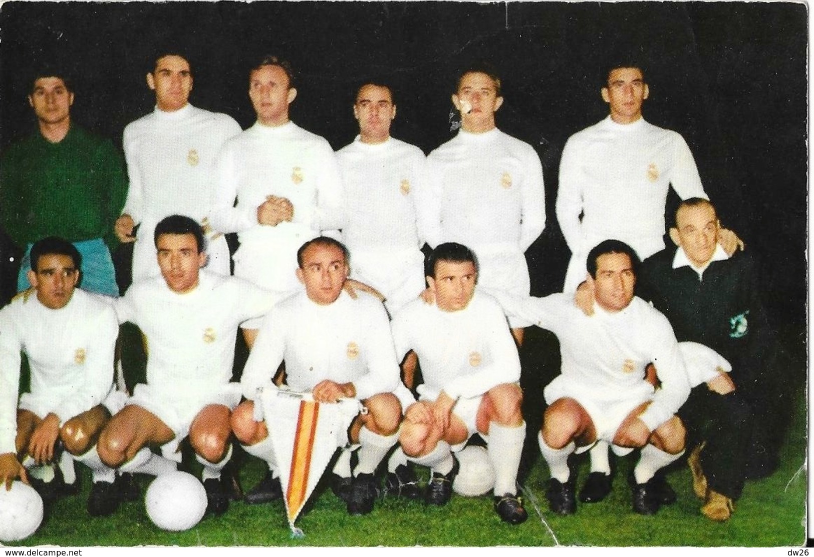 Photo Equipe De Football Du Réal Madrid Avec Kopa, Di Stefano... 1957 1958 Ou 1959? Copa De Europa (Coupe D'Europe) - Voetbal