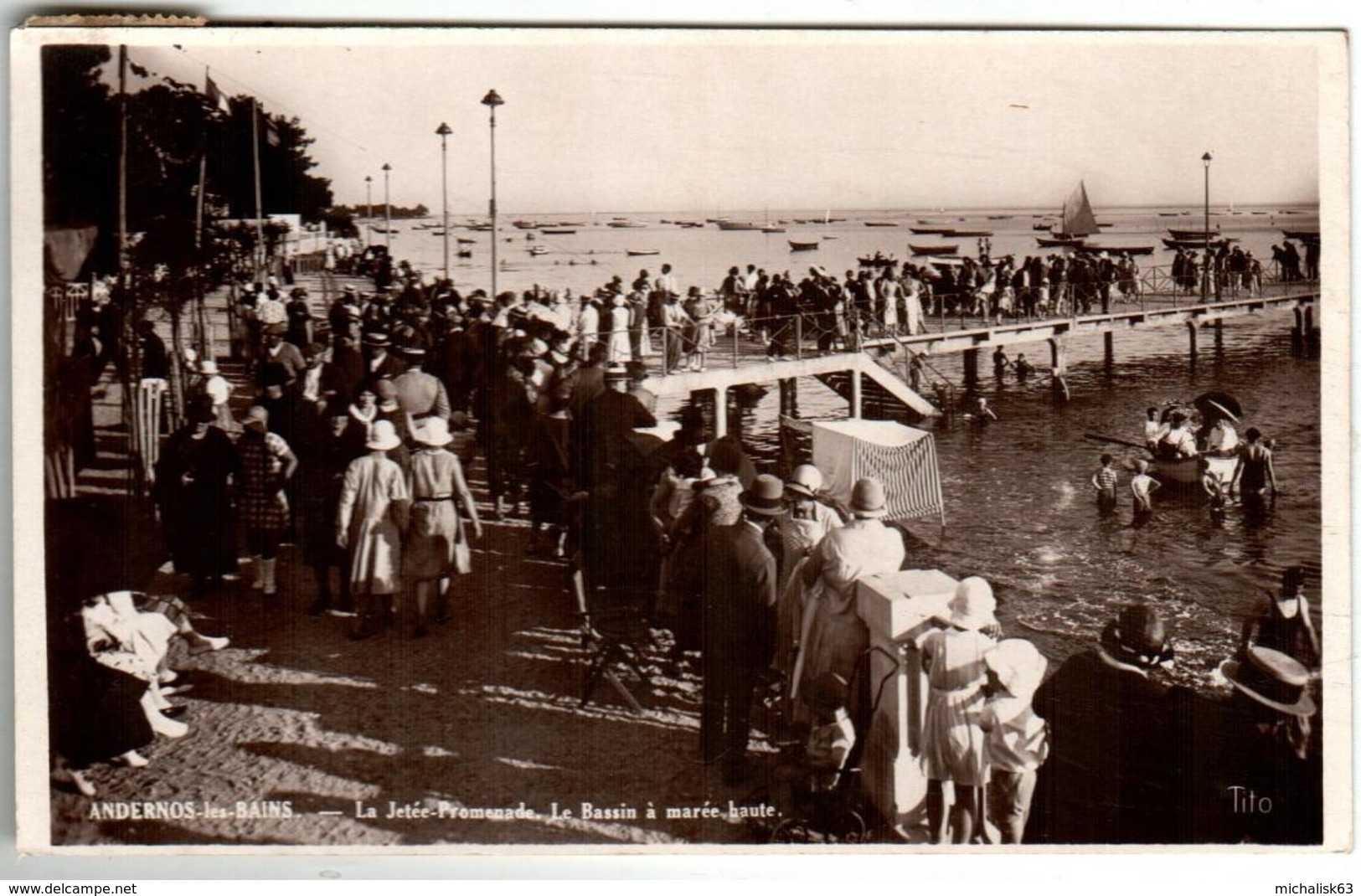 31ksi 3927 ANDERNOS LES BAINS- LA JETEE PROMENADE - Andernos-les-Bains