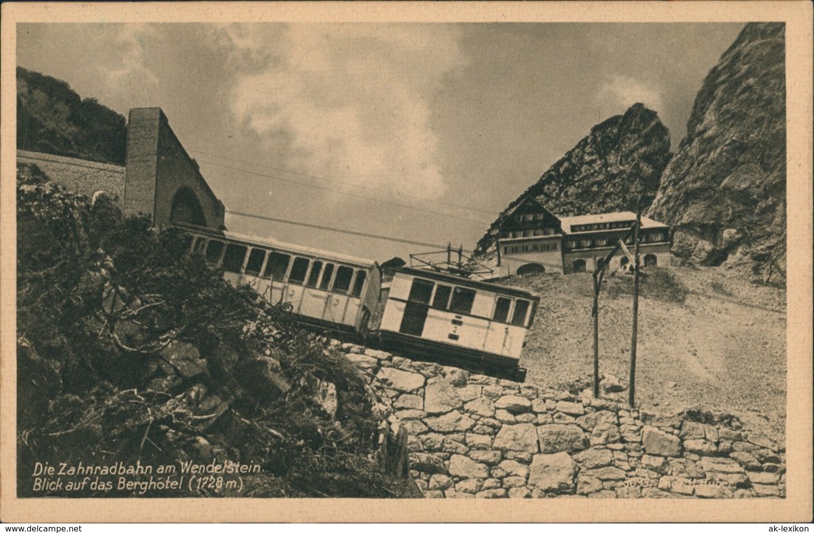 Brannenburg Wendelstein Wendelsteinhaus Zahnradbahn Berghotel 1925 - Autres & Non Classés