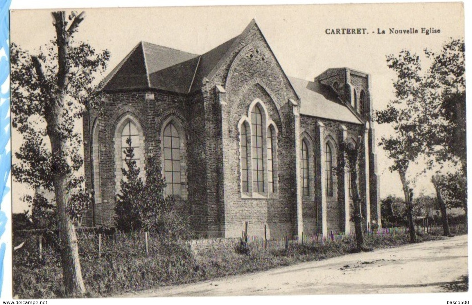 CARTERET - Carte Sur La NOUVELLE EGLISE - Carteret