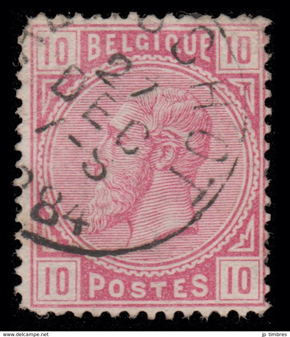 COB N° 38 - Oblitération "AERSCHOT" - 1869-1883 Léopold II