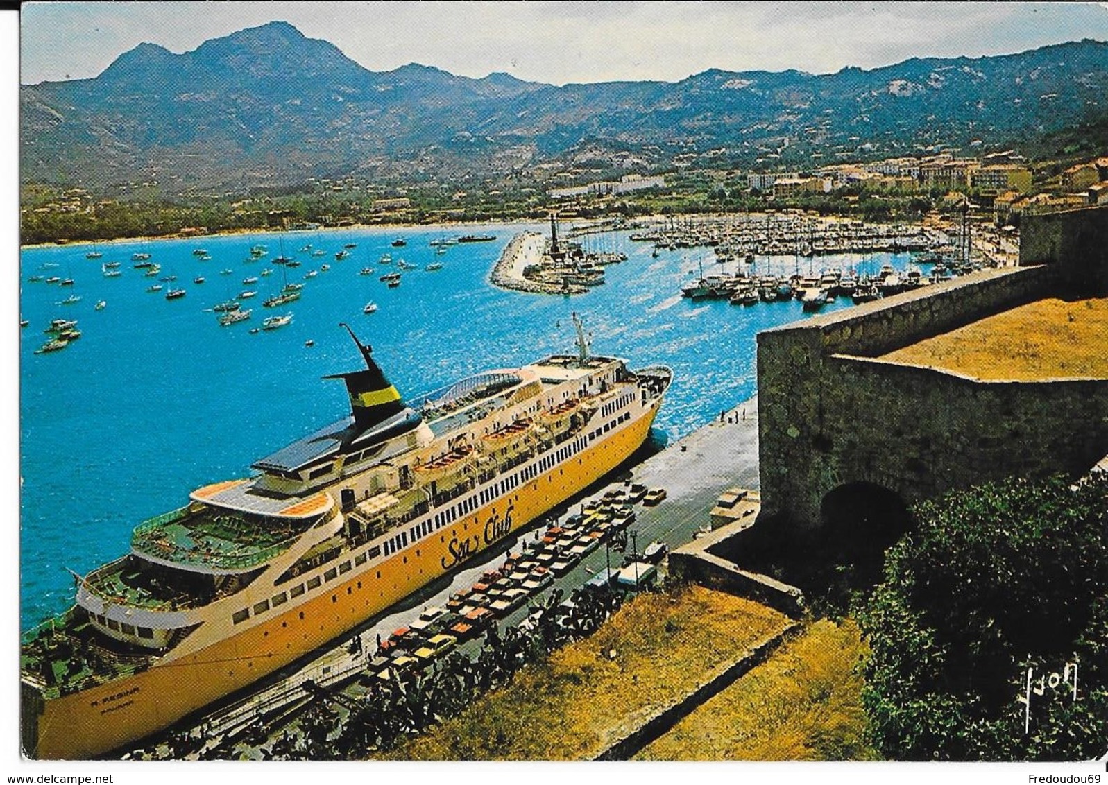 CPM - Carte Postale - Bateau - Corse - Carre Ferry De La Sea Club à Calvi - Ferries