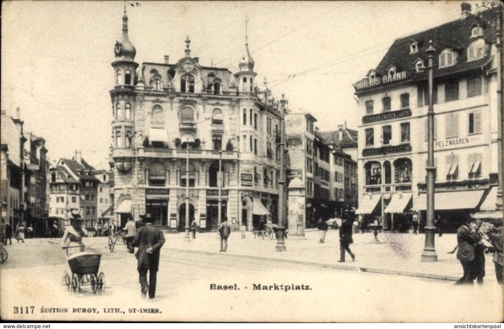 Cp Bâle Basel Stadt Schweiz, Marktplatz - Basilea