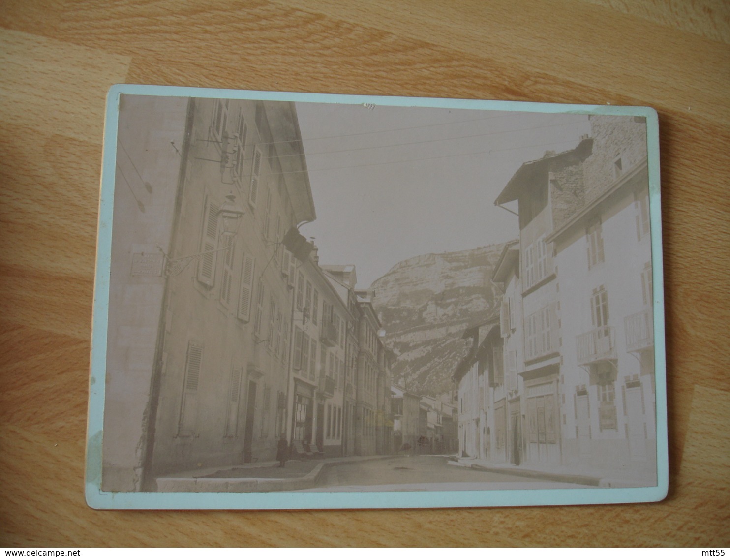 1898 Nantua Une Rue Photo Ancienne - Oud (voor 1900)