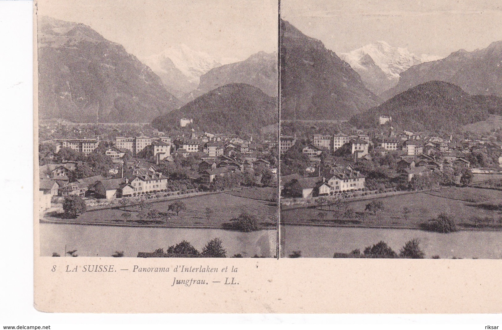 INTERLAKEN(CARTE STEREO) - Stereoscopische Kaarten