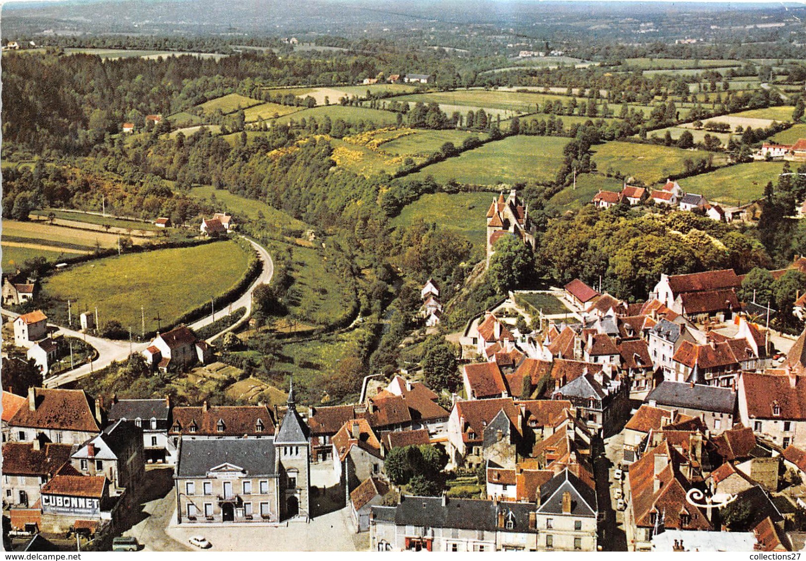 23-BOUSSAC- VUE GENERALE AERIENNE - Boussac