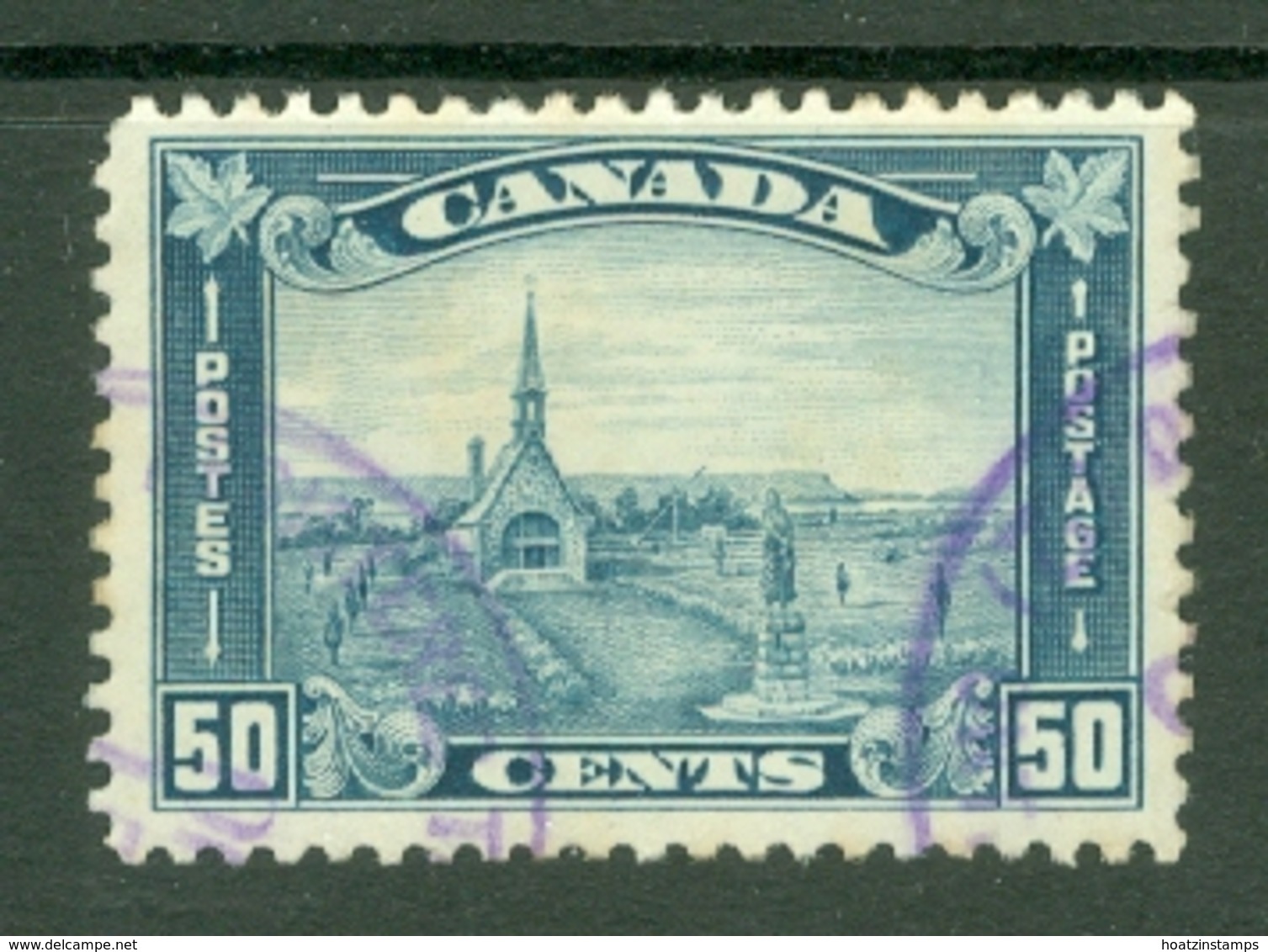 Canada: 1930/31   KGV - Pictorial   SG302    50c    Used - Used Stamps