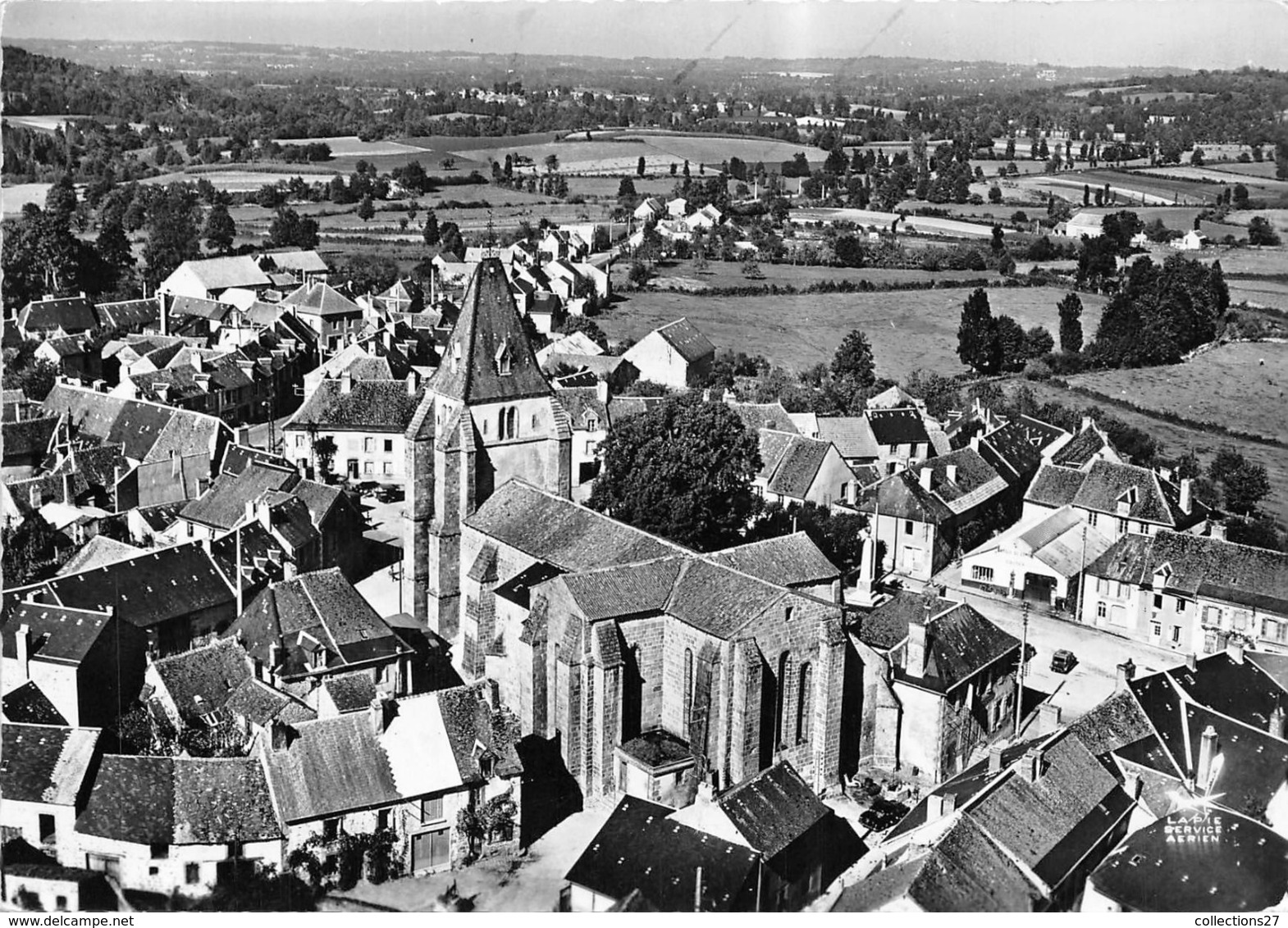 23-LE-GRAND-BOURG- L'EGLISE VUE DU CIEL - Other & Unclassified