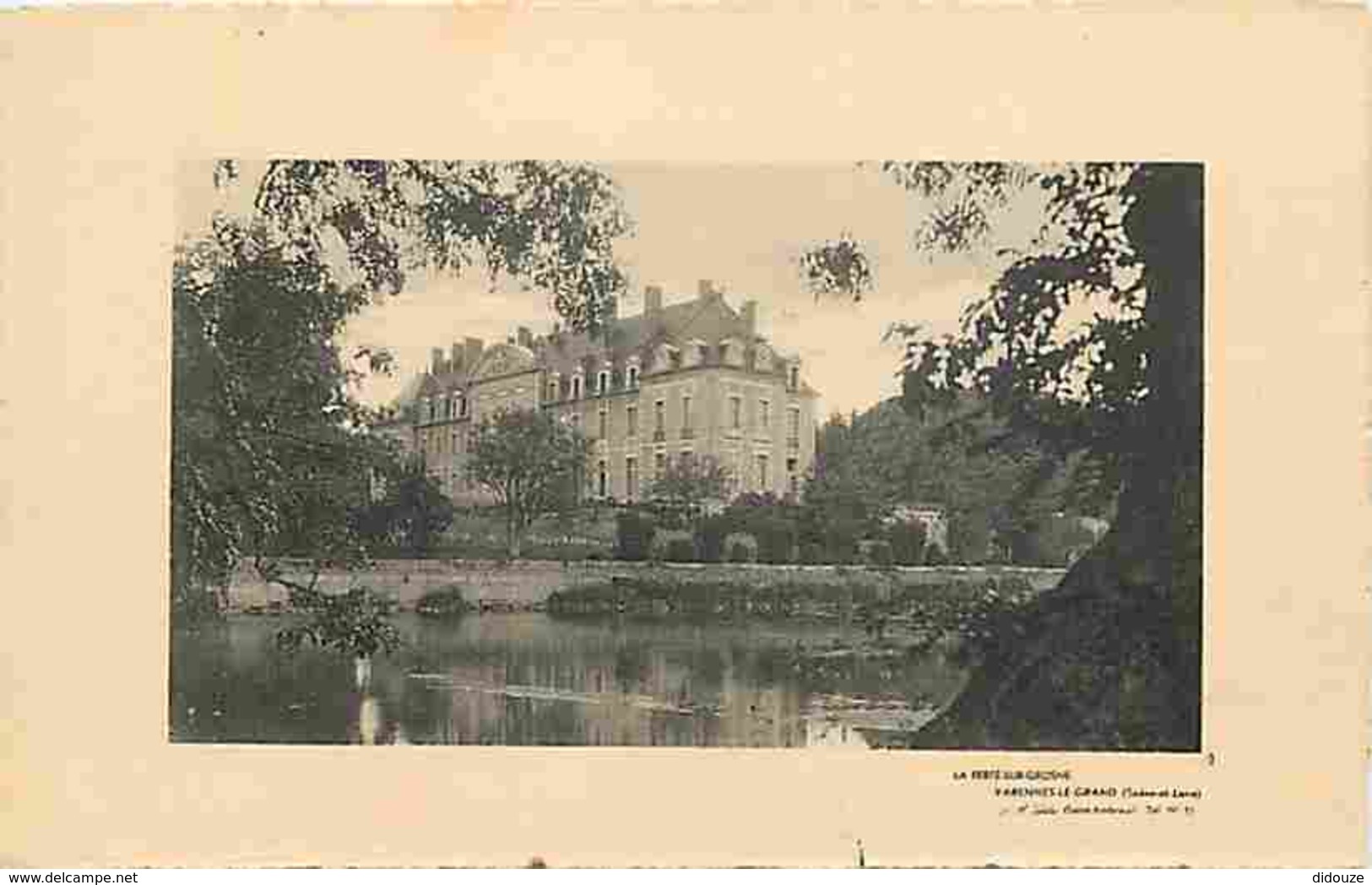 71 - Varennes Le Grand - La Ferté Sur Grosne - Château - Correspondance - Voyagée En 1938 - Voir Scans Recto-Verso - Altri & Non Classificati