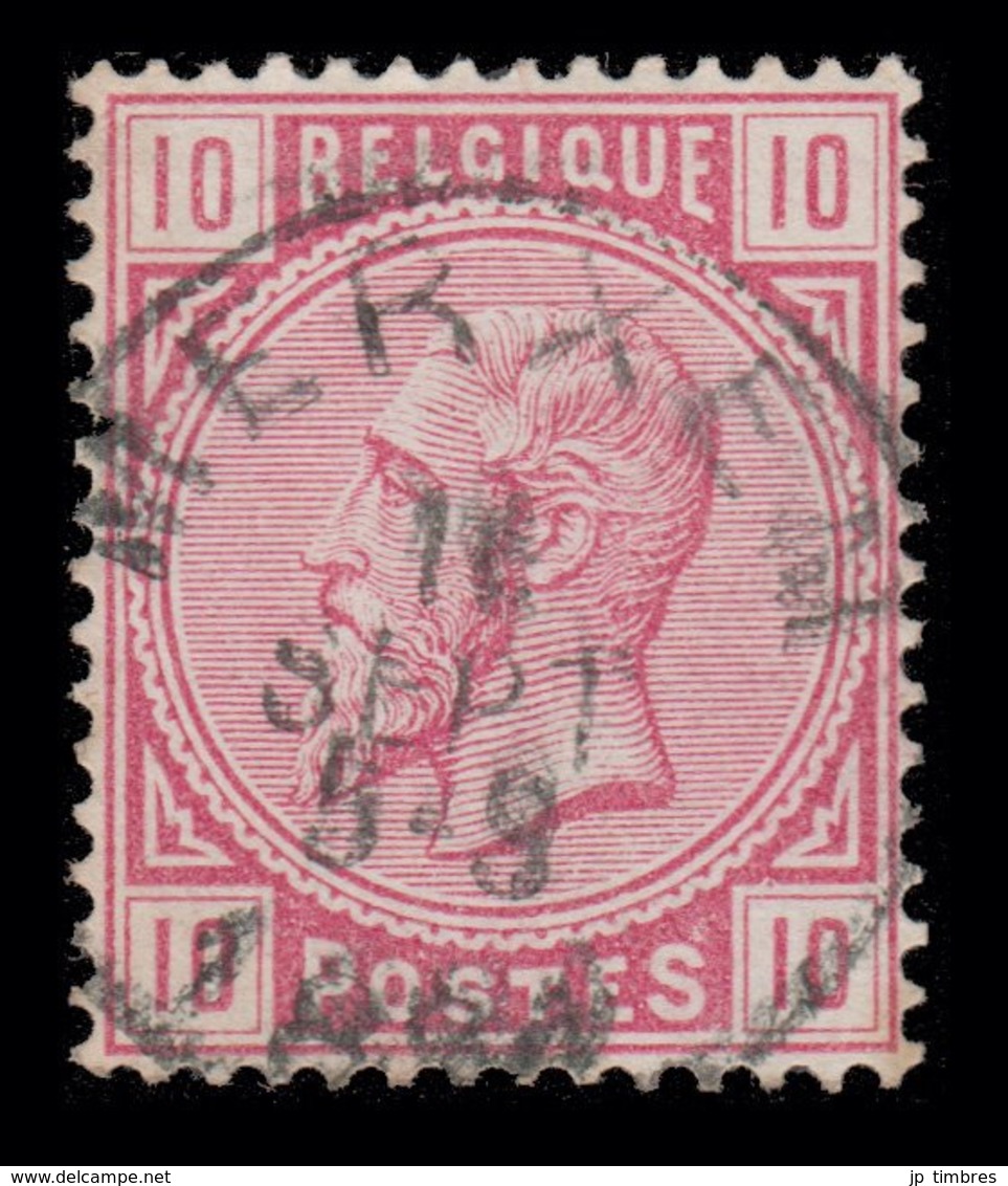 COB N° 38 - Belle Oblitération S.C. "MERXEM" - 1869-1883 Léopold II