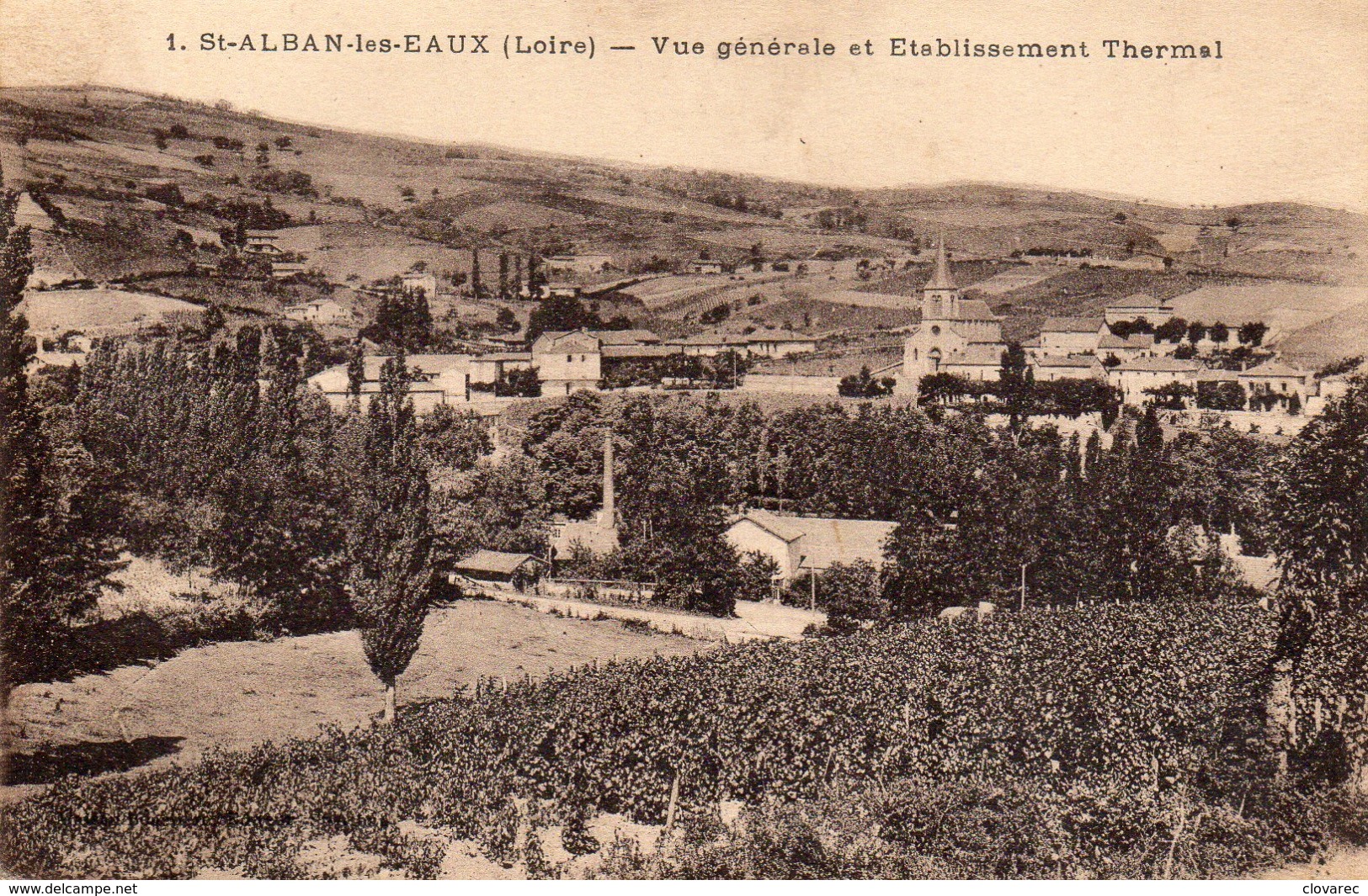 SAINT ALBAN LES EAUX " Vue Générale" - Autres & Non Classés