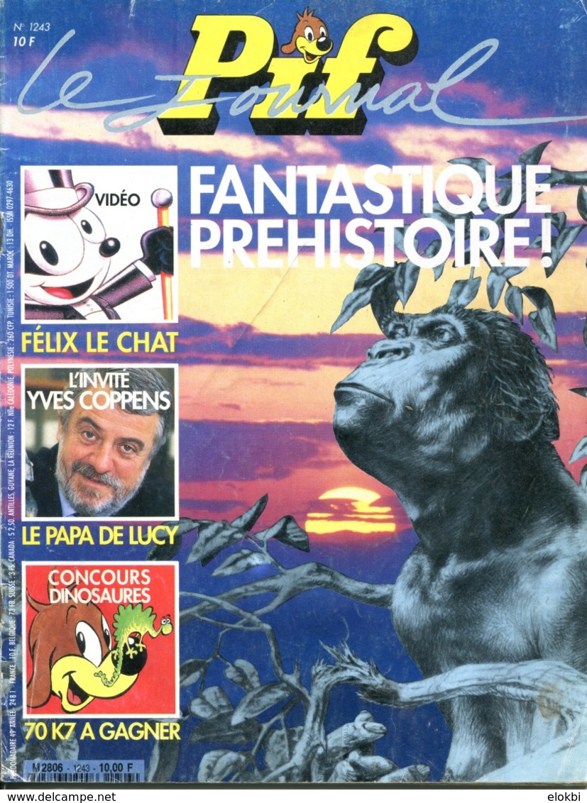 Pif Gadget N°1243 De Mai 1993 - Cogan "La Bête Du Lac Nyassa" - Pif Gadget