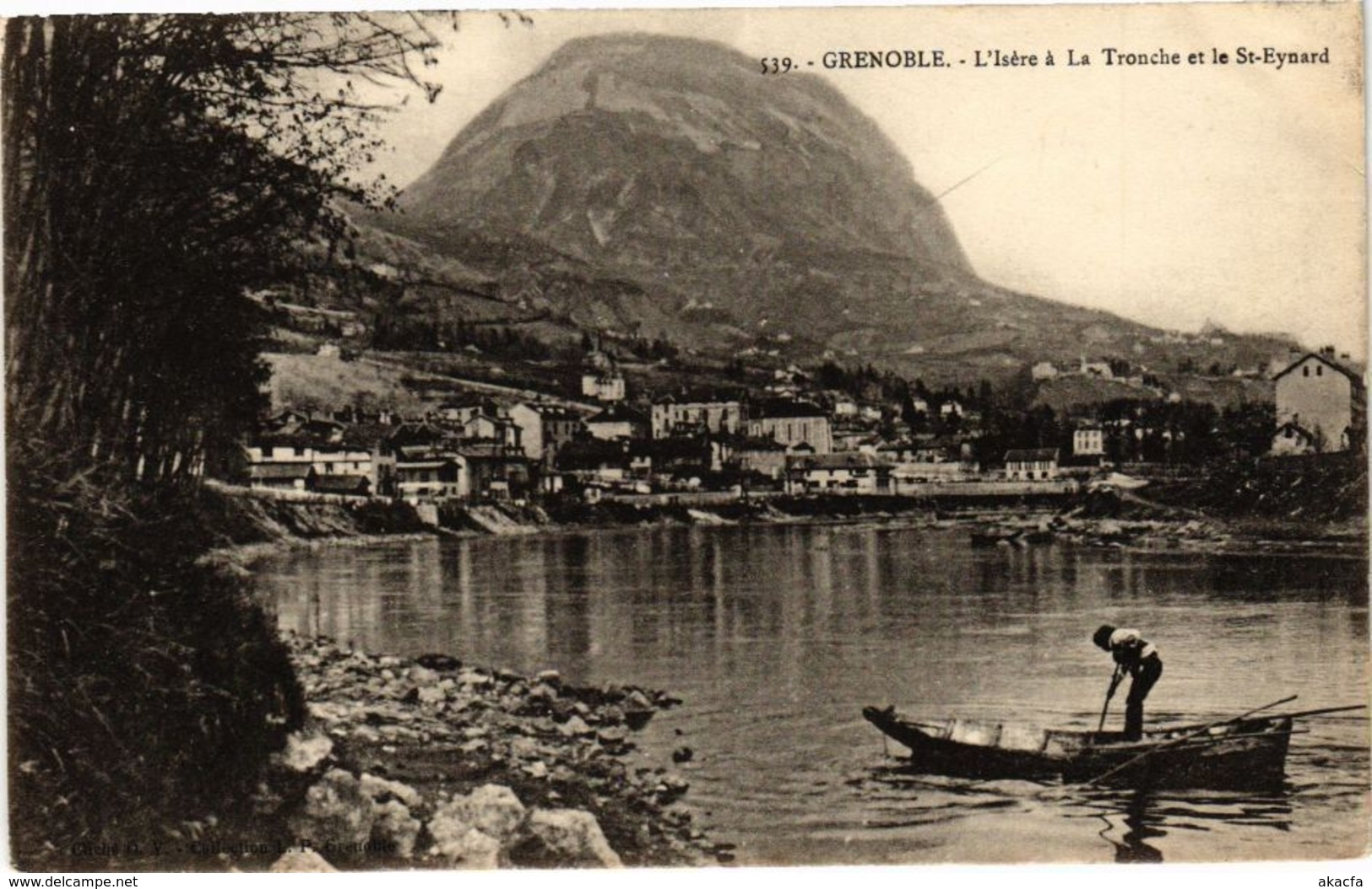 CPA GRENOBLE - L'Isere A La TRONCHE Et Le St-Eynard (243773) - La Tronche