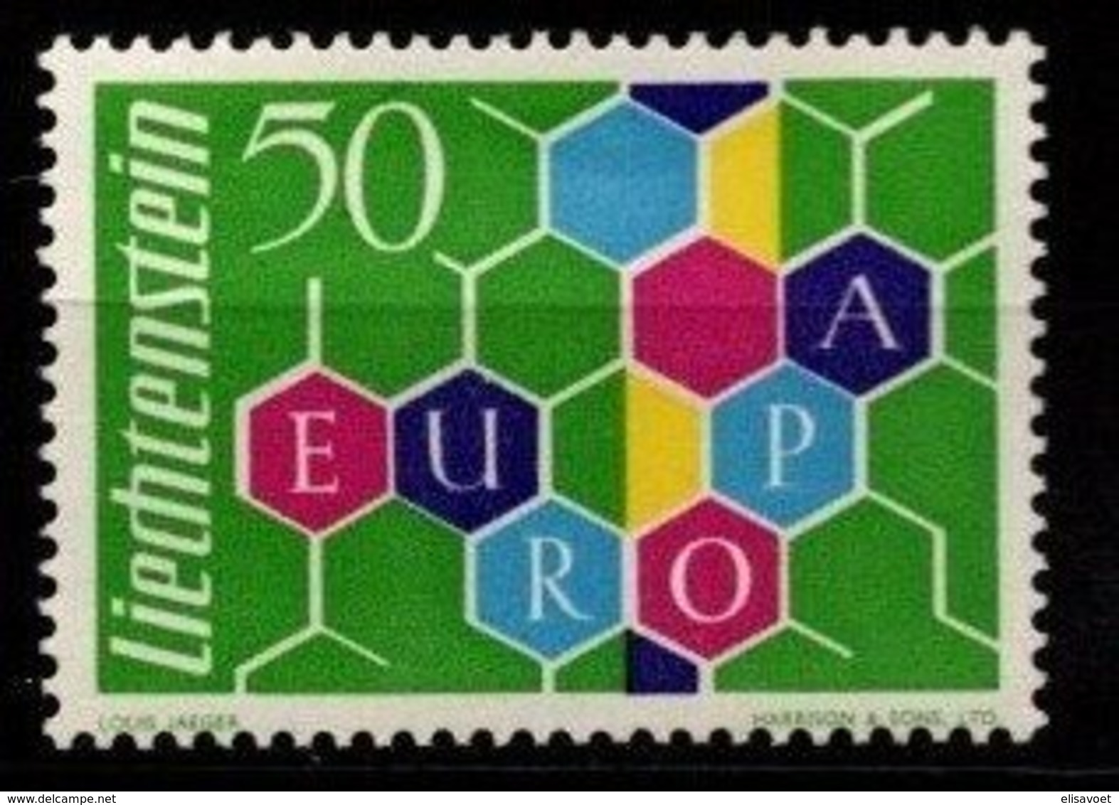 Liechtenstein CEPT Europa 1960  Yvertn° 355 (*) MLH - 1960