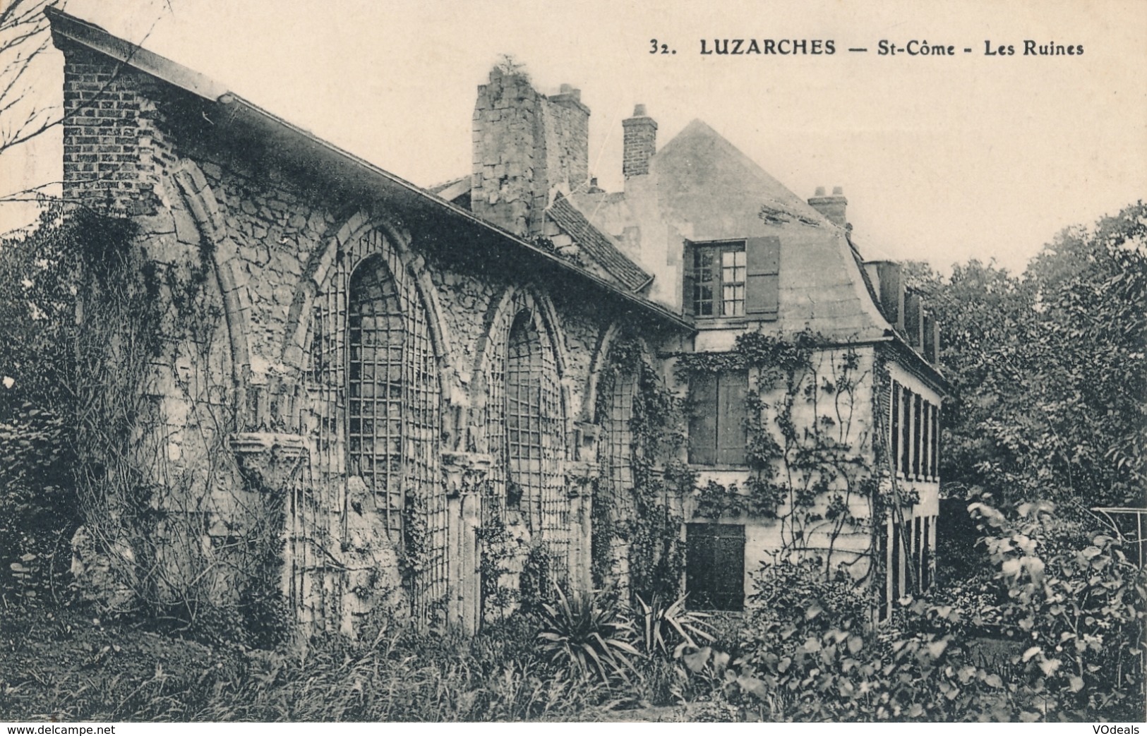 CPA - France - (95) Val D'Oise - Luzarches - St-Côme - Les Ruines - Luzarches