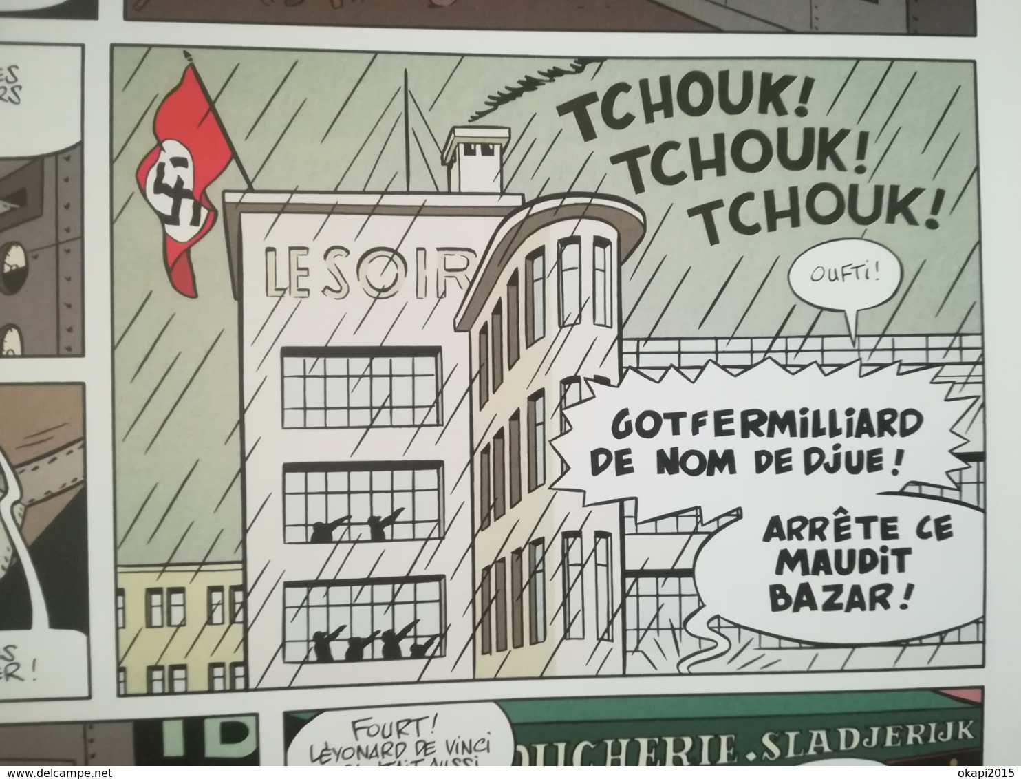 EN DIALECTE BRUXELLOIS  SPIROU UNE BANDE DESSINÉE LE KASTAR DES MAROLLES Éd. Dupuis 2e édition année 2011