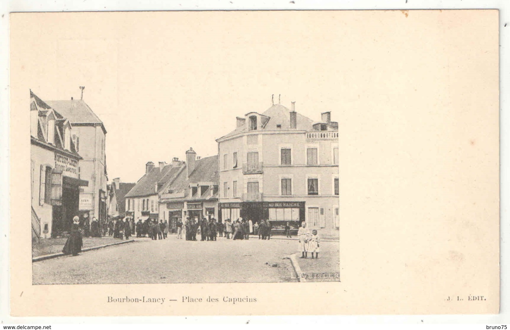 71 - BOURBON-LANCY - Place Des Capucins - Otros & Sin Clasificación