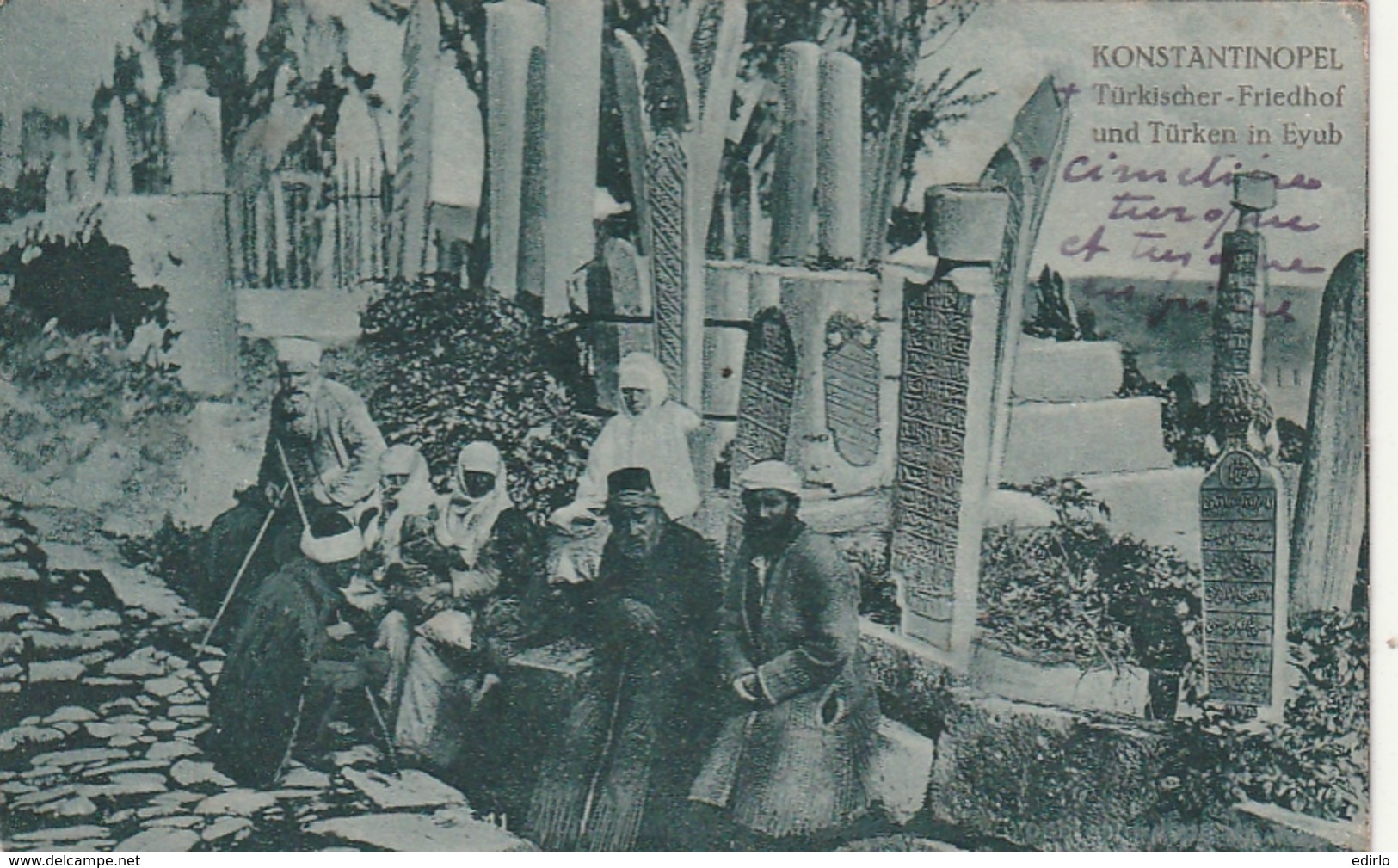 *** TURQUIE *** KONSTANTINOPEL Turkischer Friedhof TTB écrite - Turquie