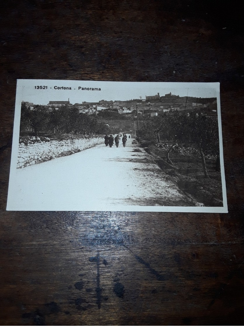 Cartolina Postale, Postcard 1930, Cortona, Panorama - Arezzo