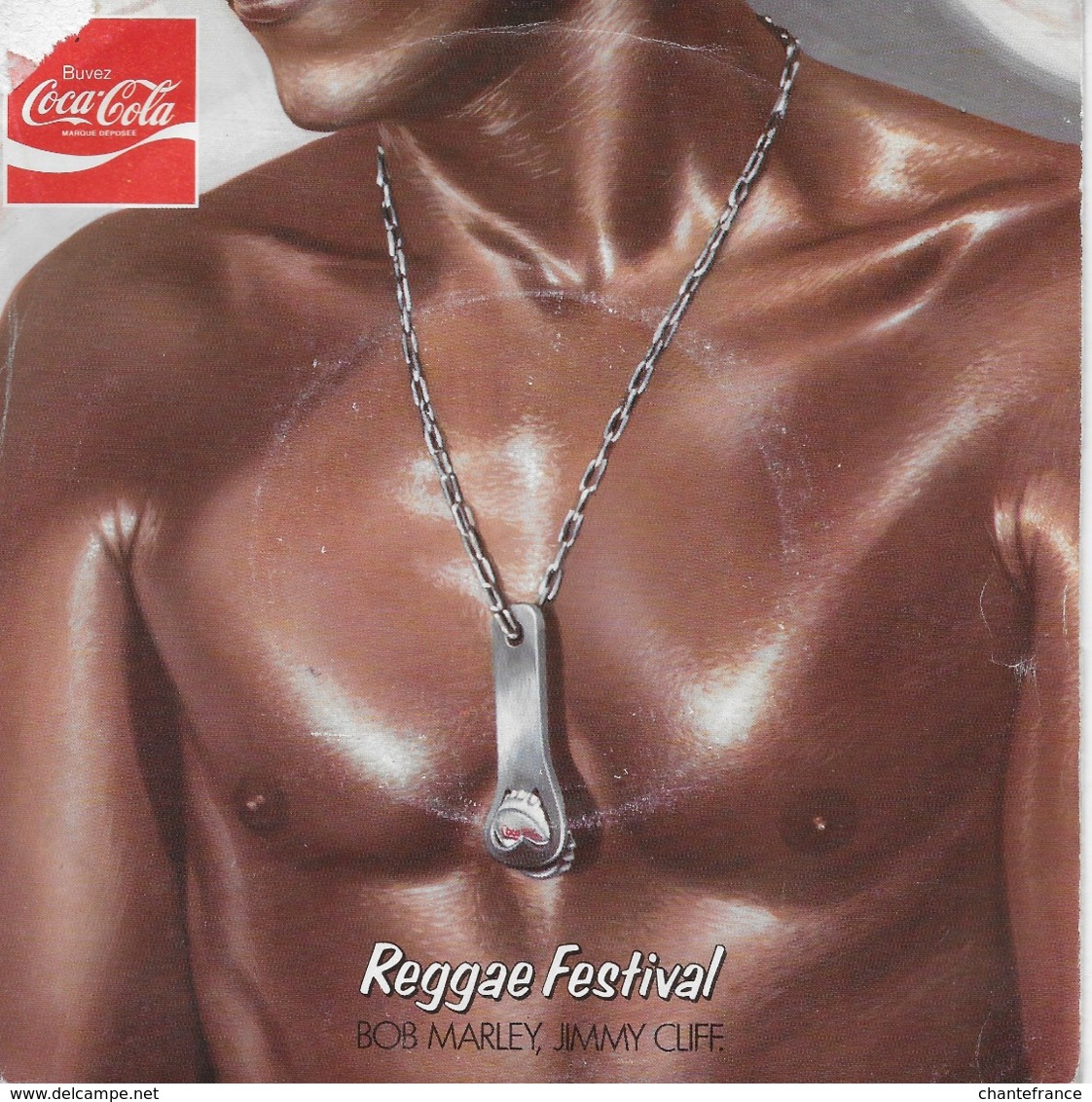 Bob Marley + Jimmy Cliff 45t. SP "reggae Festival" Disque Couleur Pub Coca Cola - Reggae