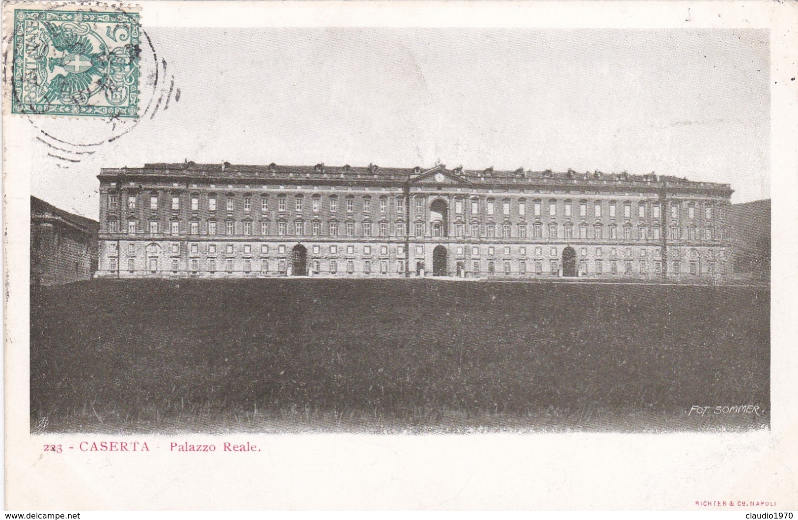 CARTOLINA - CASERTA - PALAZZO REALE  - VIAGGIATA PER LA FRANCIA - Caserta