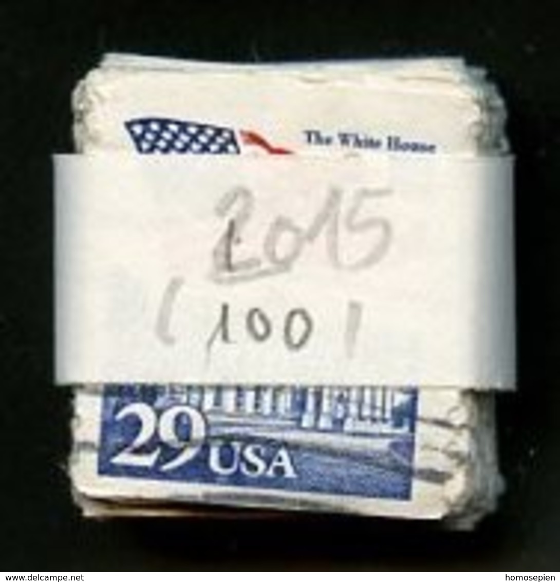 Etats Unis - Vereinigte Staaten - USA Lot 1992 Y&T N°2015 - Michel N°2213 (o) - Lot De 100 Timbres - Blocchi & Strisce