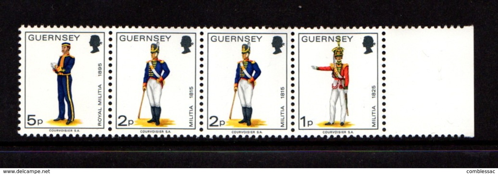 GUERNSEY    1974    Various  Designs    Strip  Of  4    MNH - Guernsey