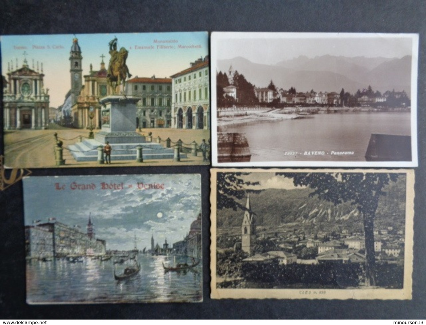 LOT 58 CARTES ANCIENNES DIFFERENTES D' ITALIE, VOIR PHOTOS