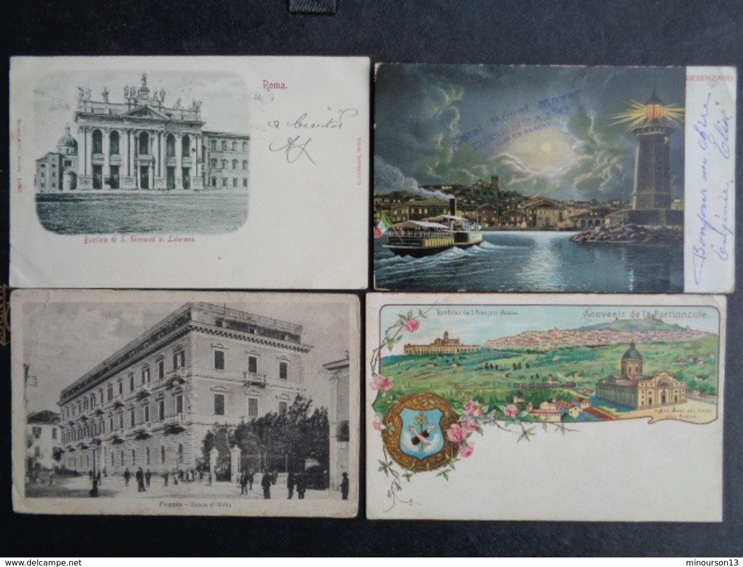 LOT 58 CARTES ANCIENNES DIFFERENTES D' ITALIE, VOIR PHOTOS