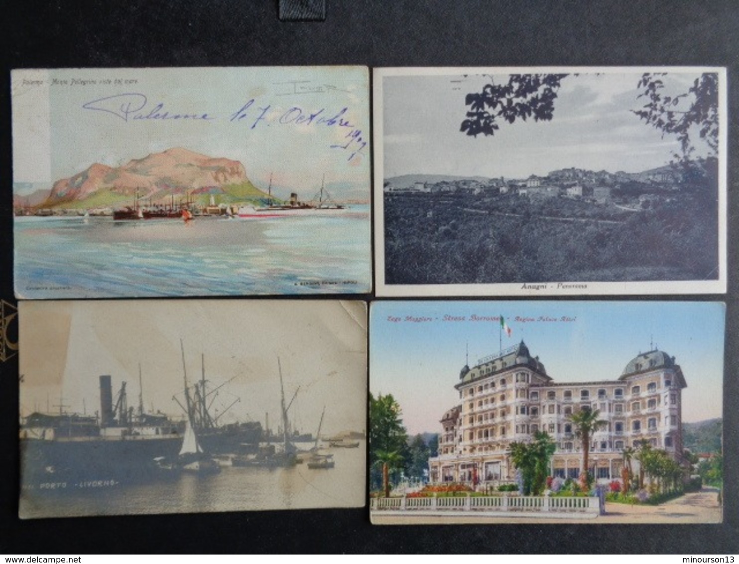 LOT 58 CARTES ANCIENNES DIFFERENTES D' ITALIE, VOIR PHOTOS